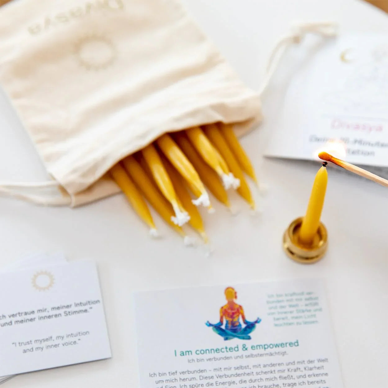 20-Minuten-Kerzen | I am mindful & focused