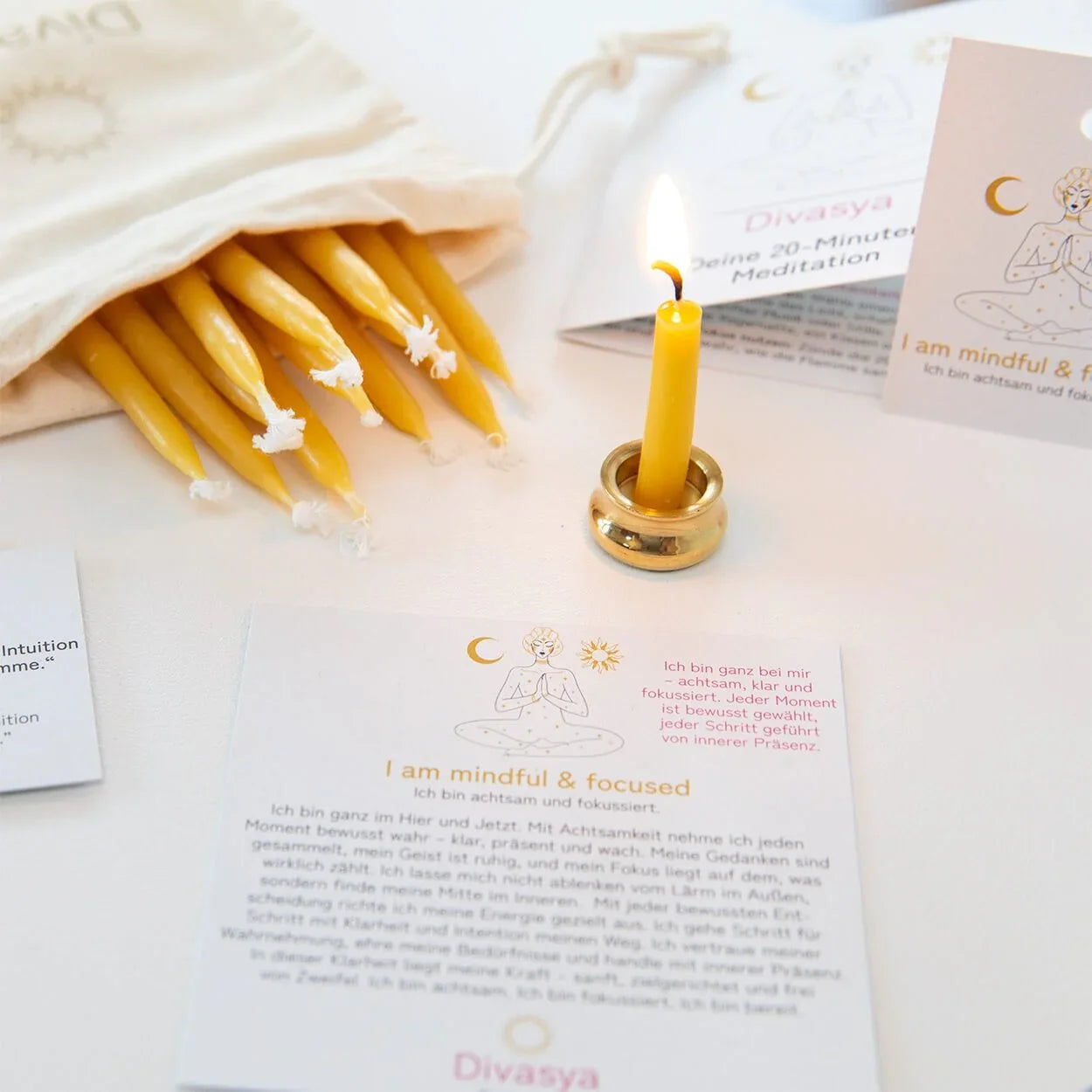 20-Minuten-Kerzen  | I am loved & grateful