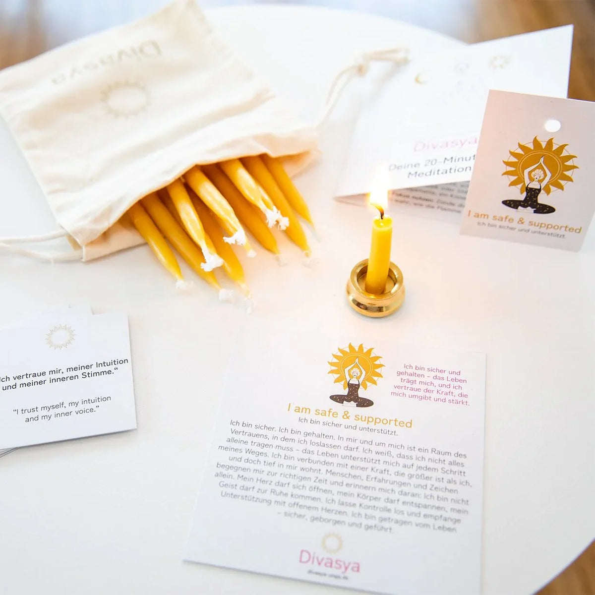 20-Minuten-Kerzen | I am mindful & focused