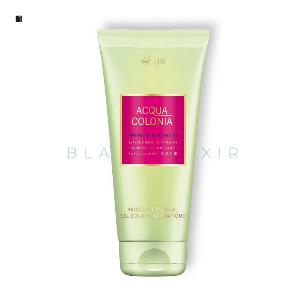 4711 Acqua Colonia Pink Pepper & Grapefruit Shower Gel - BLACK ELIXIR - Maison de Parfum