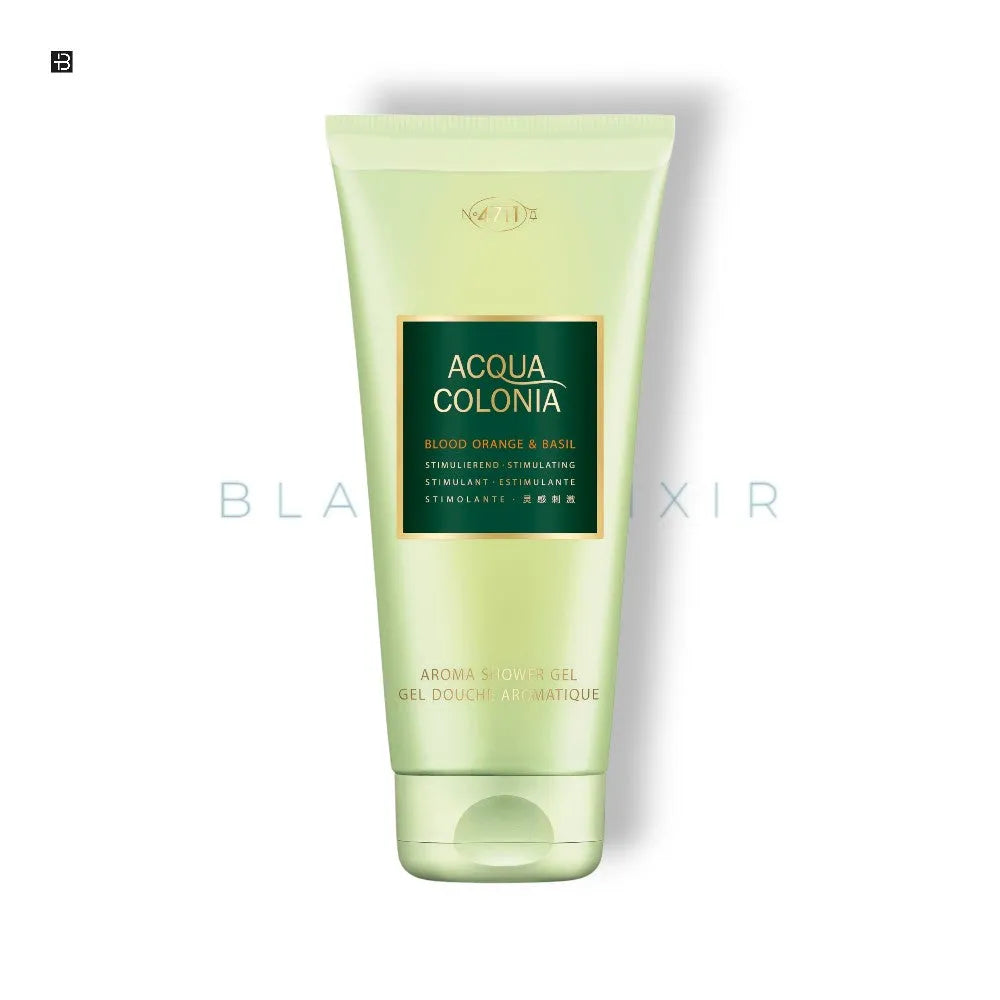4711 Acqua Colonia Blood Orange & Basil Shower Gel - BLACK ELIXIR - Maison de Parfum