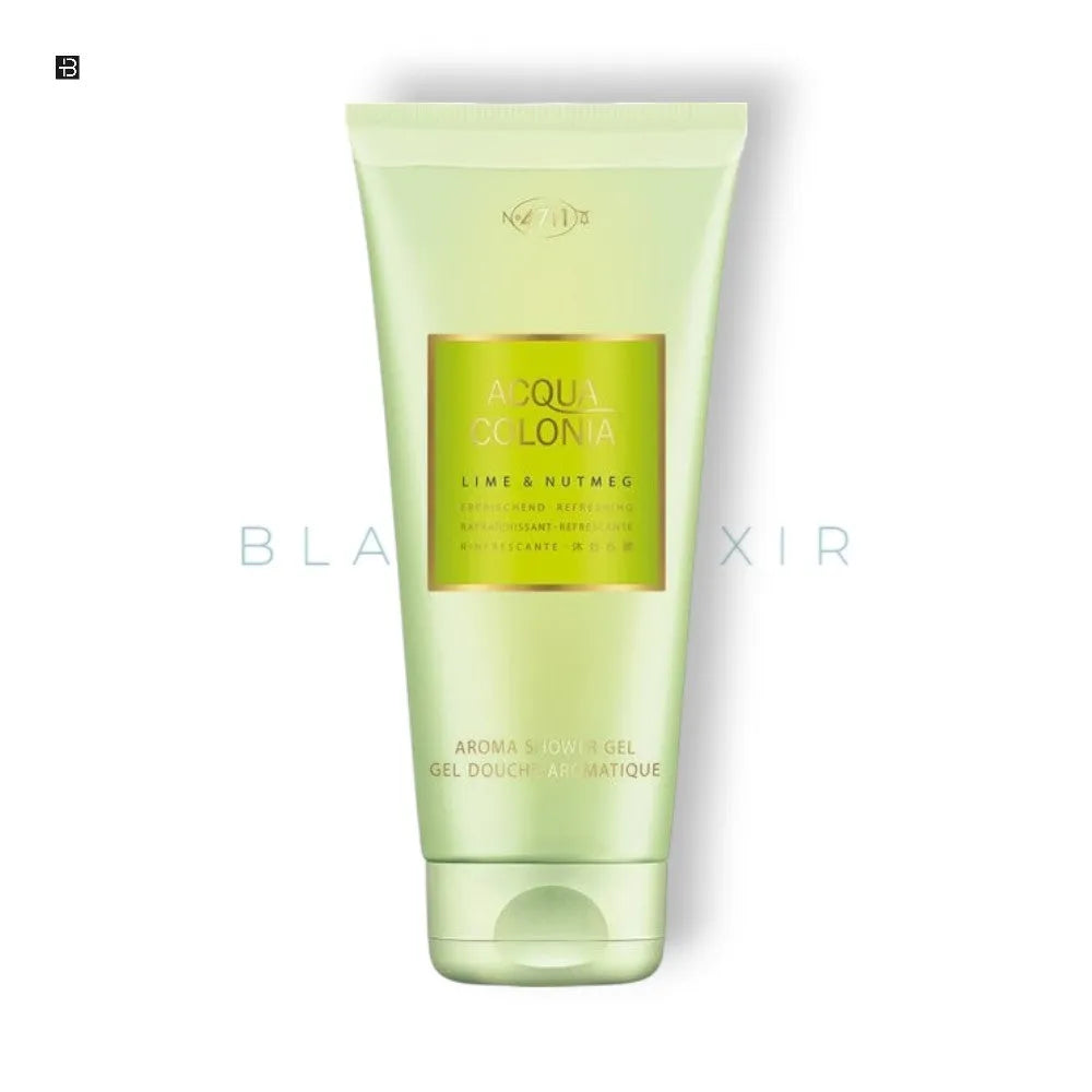 4711 Acqua Colonia Lime & Nutmeg Shower Gel - BLACK ELIXIR - Maison de Parfum