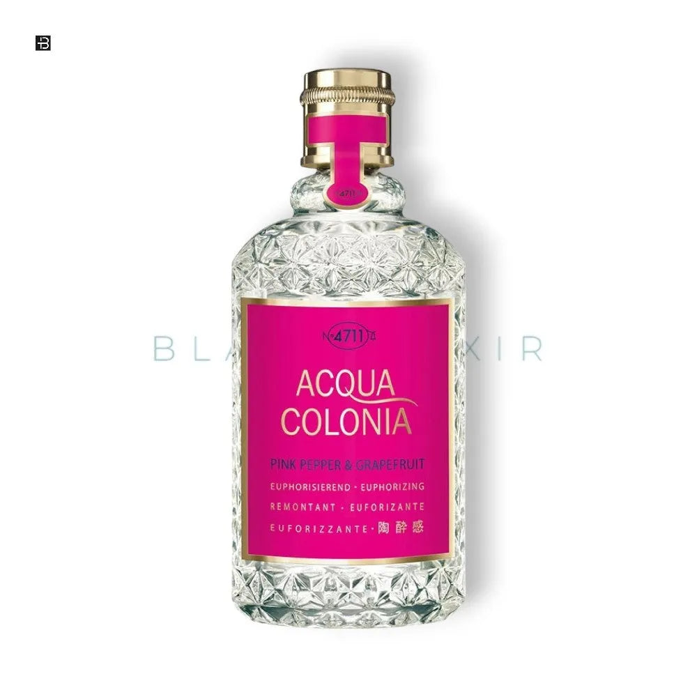 4711 Acqua Colonia Pink Pepper & Grapefruit Eau de Cologne - BLACK ELIXIR - Maison de Parfum