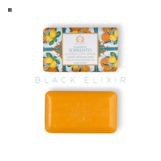 CASA AMALFI SUMMER IN SORRENTO BODY SOAP - A Citrus Love Affair - BLACK ELIXIR - Maison de Parfum