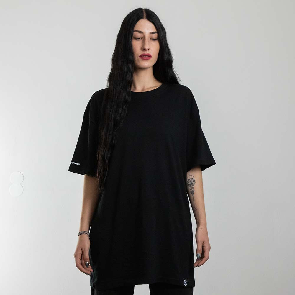 Stoff⁴ T-Shirt (unisex, schwarz)