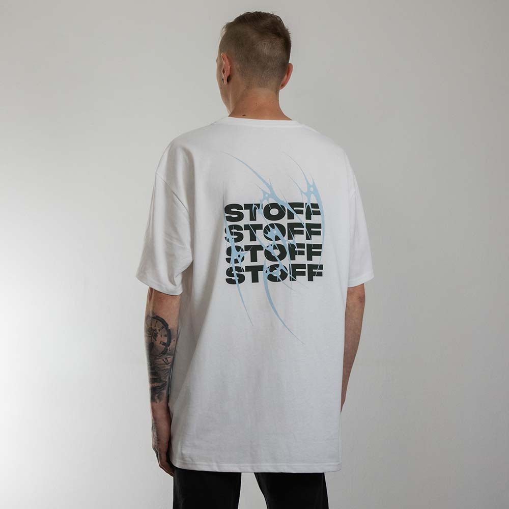 Stoff⁴ T-Shirt (unisex, weiß)