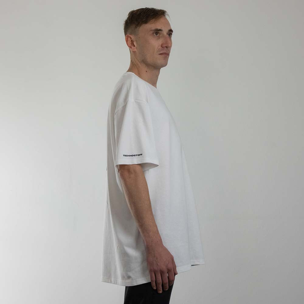 Stoff⁴ T-Shirt (unisex, weiß)