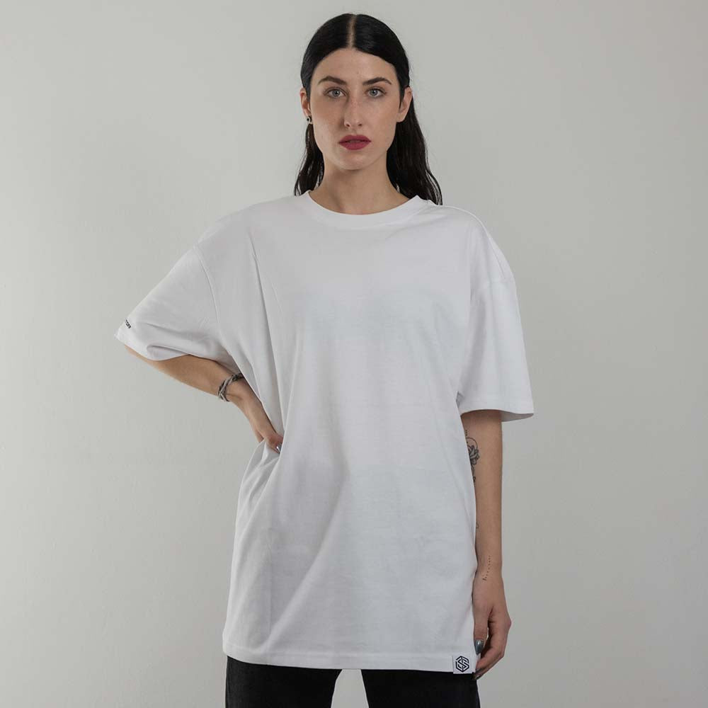 Stoff⁴ T-Shirt (unisex, weiß)