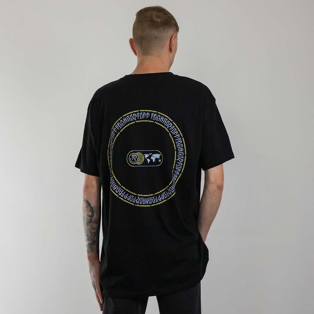 Techno Tribe Circle T-Shirt (unisex, schwarz)