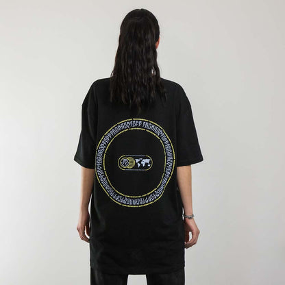 Techno Tribe Circle T-Shirt (unisex, schwarz)