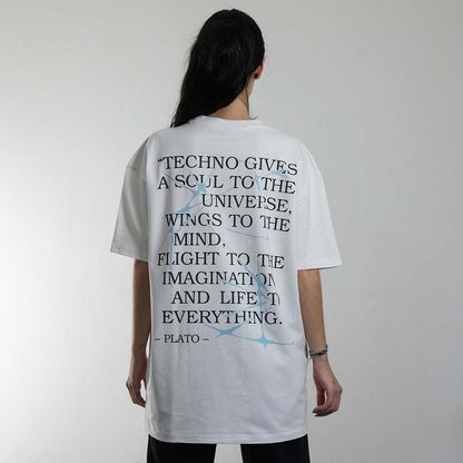 Plato told T-Shirt (unisex, weiß)