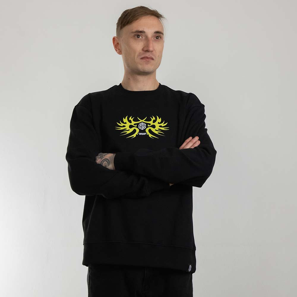 Plato told Sweater (schwarz, unisex)