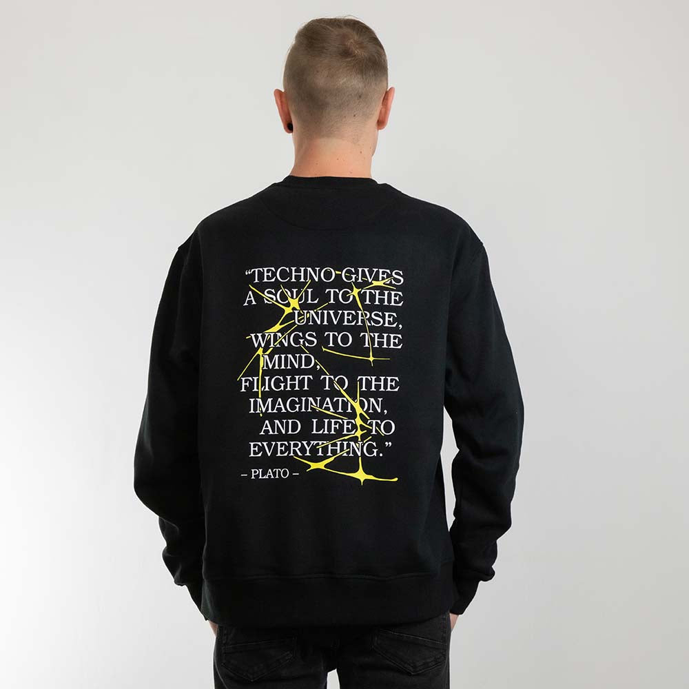 Plato told Sweater (schwarz, unisex)
