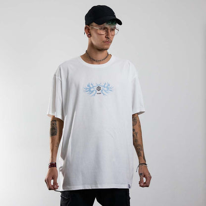 Technostoff Tribe T-Shirt (unisex, weiß)