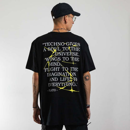Plato told T-Shirt (unisex, schwarz)