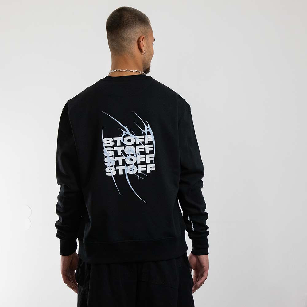 Stoff⁴ Sweater (schwarz, unisex)