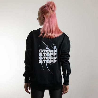 Stoff⁴ Sweater (schwarz, unisex)