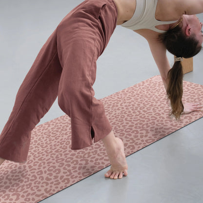 Advanced Grip Yogamatte - Rosé Wild Cat