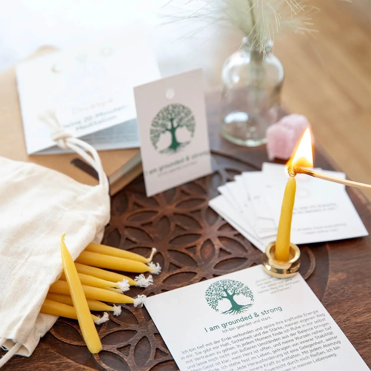 20-Minuten-Kerzen | I am balanced & aligned