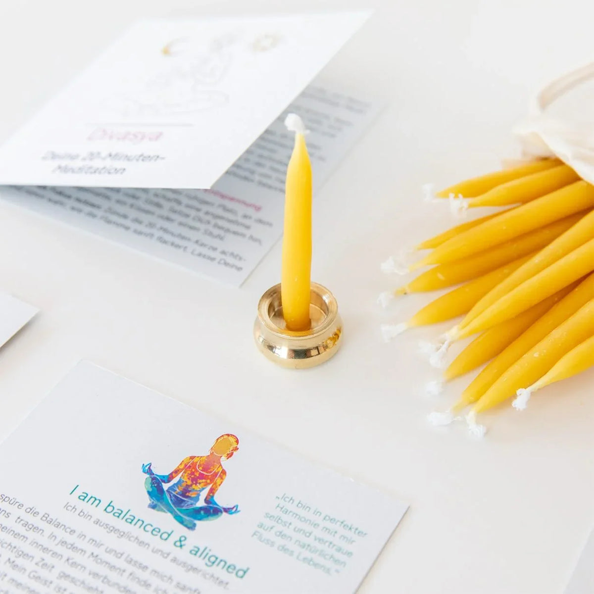 20-Minuten-Kerzen | I am balanced & aligned