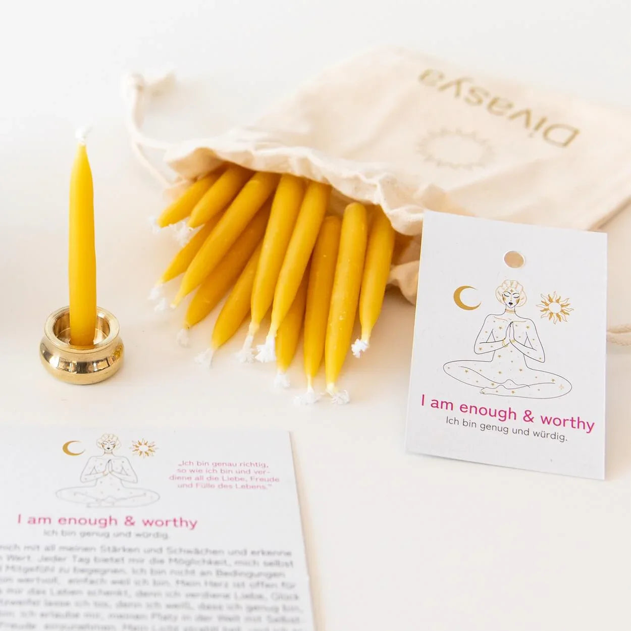 20-Minuten-Kerzen | I am connected & empowered