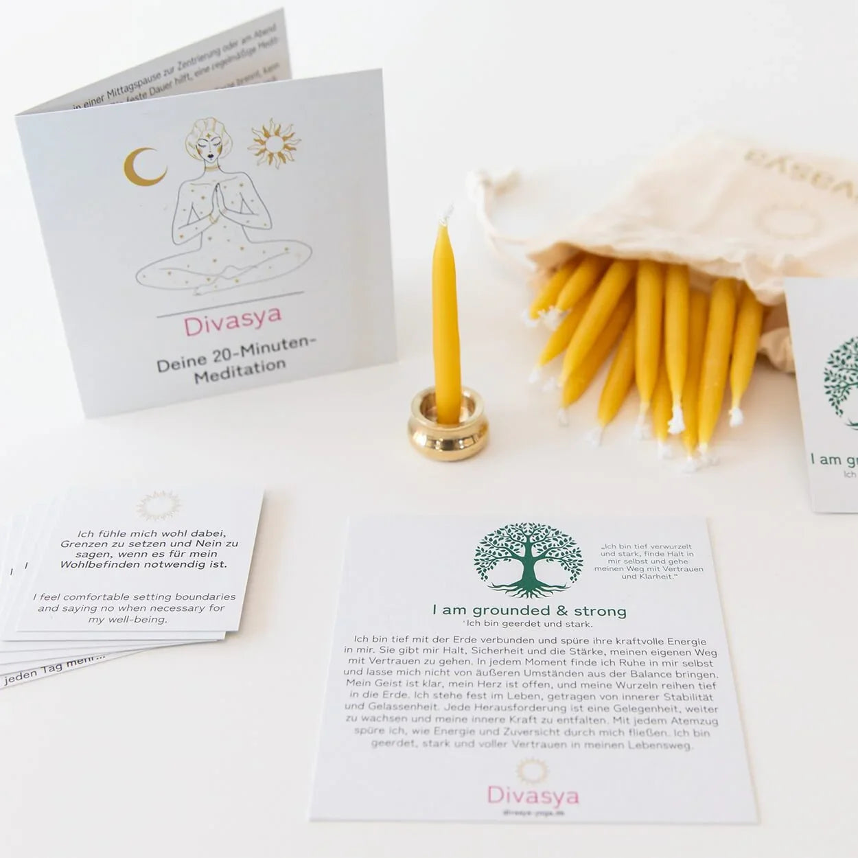 20-Minuten-Kerzen | I am enough & worthy