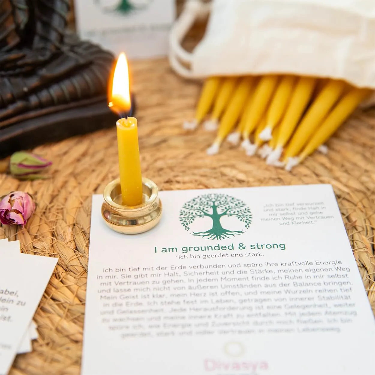 20-Minuten-Kerzen | I am enough & worthy