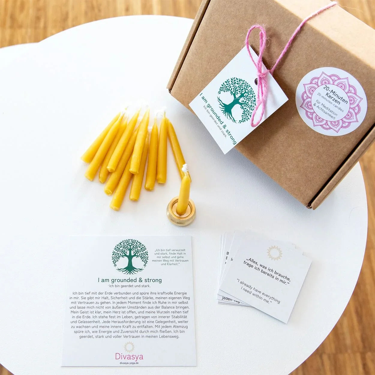 20-Minuten-Kerzen | I am connected & empowered