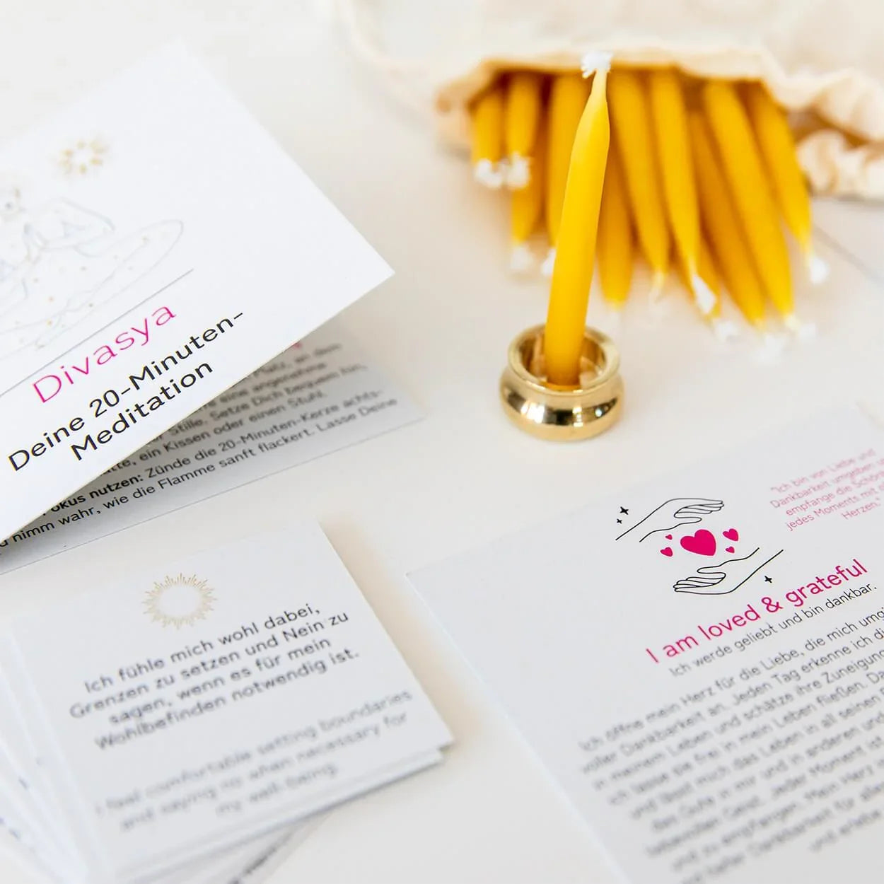 20-Minuten-Kerzen | I am safe & supported