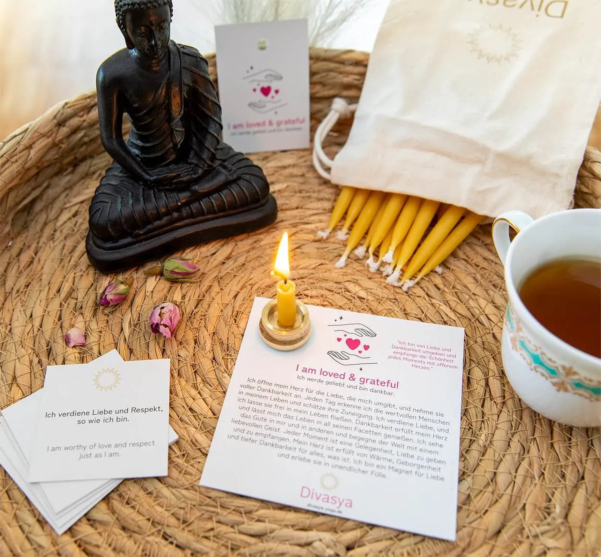 20-Minuten-Kerzen | I am connected & empowered