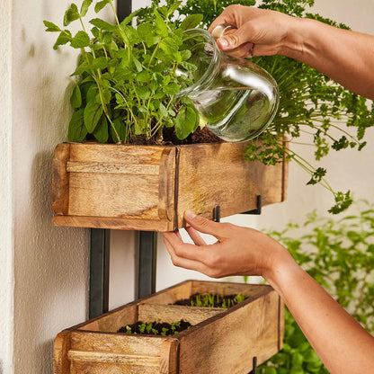 Set: 3 Ziegelformen (2 Fächer) mit Ständer