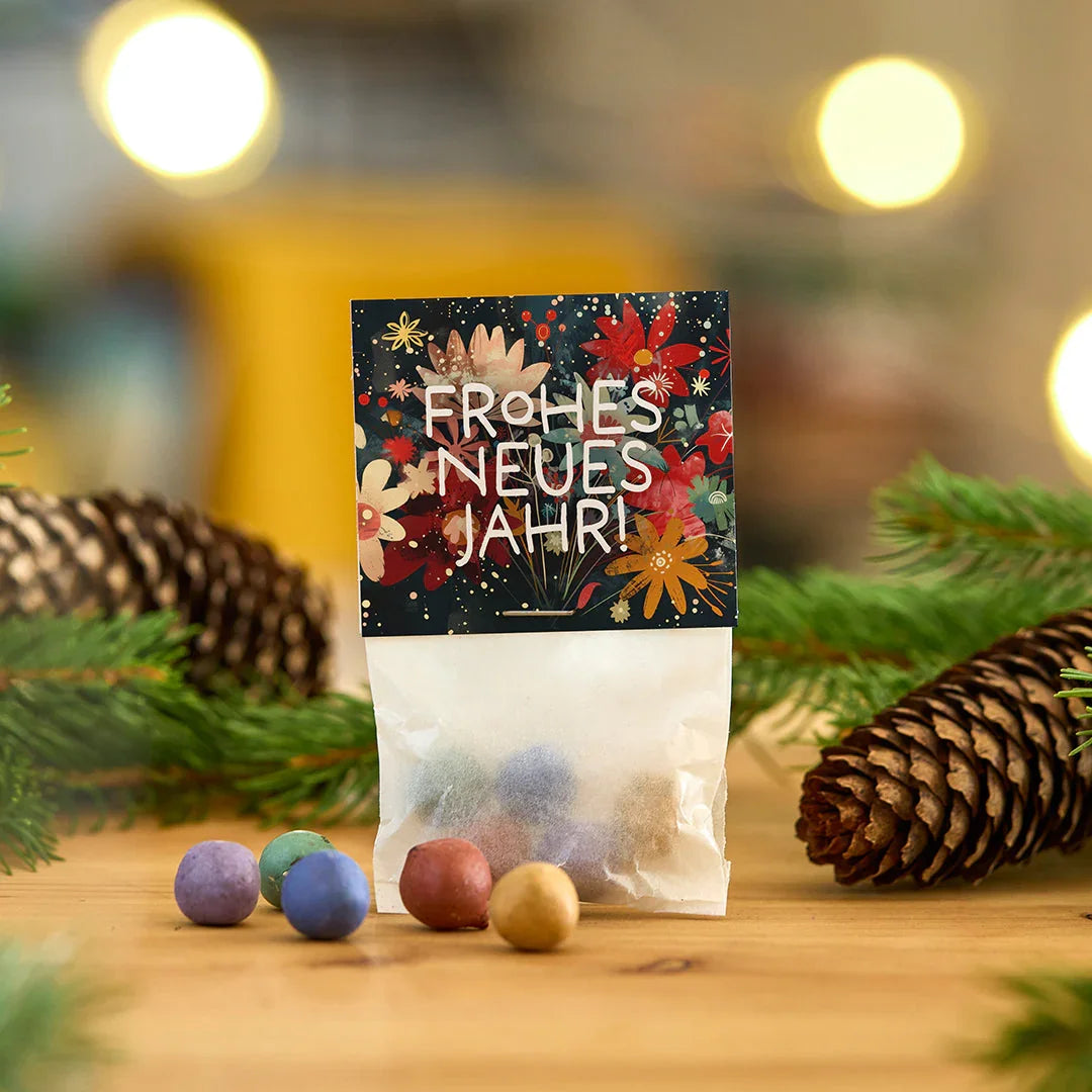 10x5 Blumenmurmeln im Tütchen 