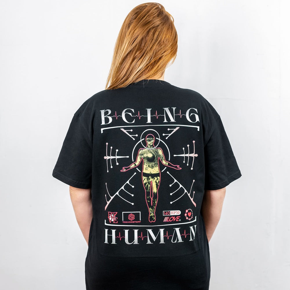 Being Human T-Shirt (unisex, schwarz)