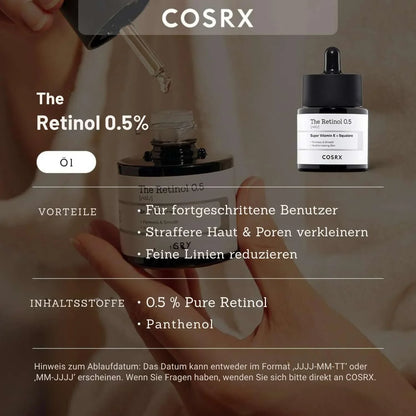 COSRX The Retinol 0.5 Oil 20ml