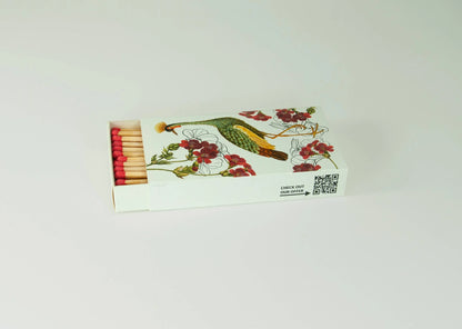 Vintage Streichhölzer – Lange Streichhölzer mit künstlerischem Motiv „Heron“