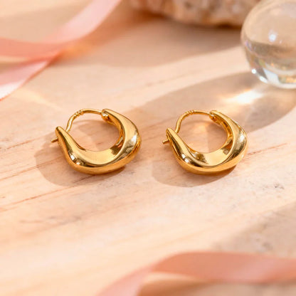 Ohrringe aus 925er Sterling-Silber, edle Creolen