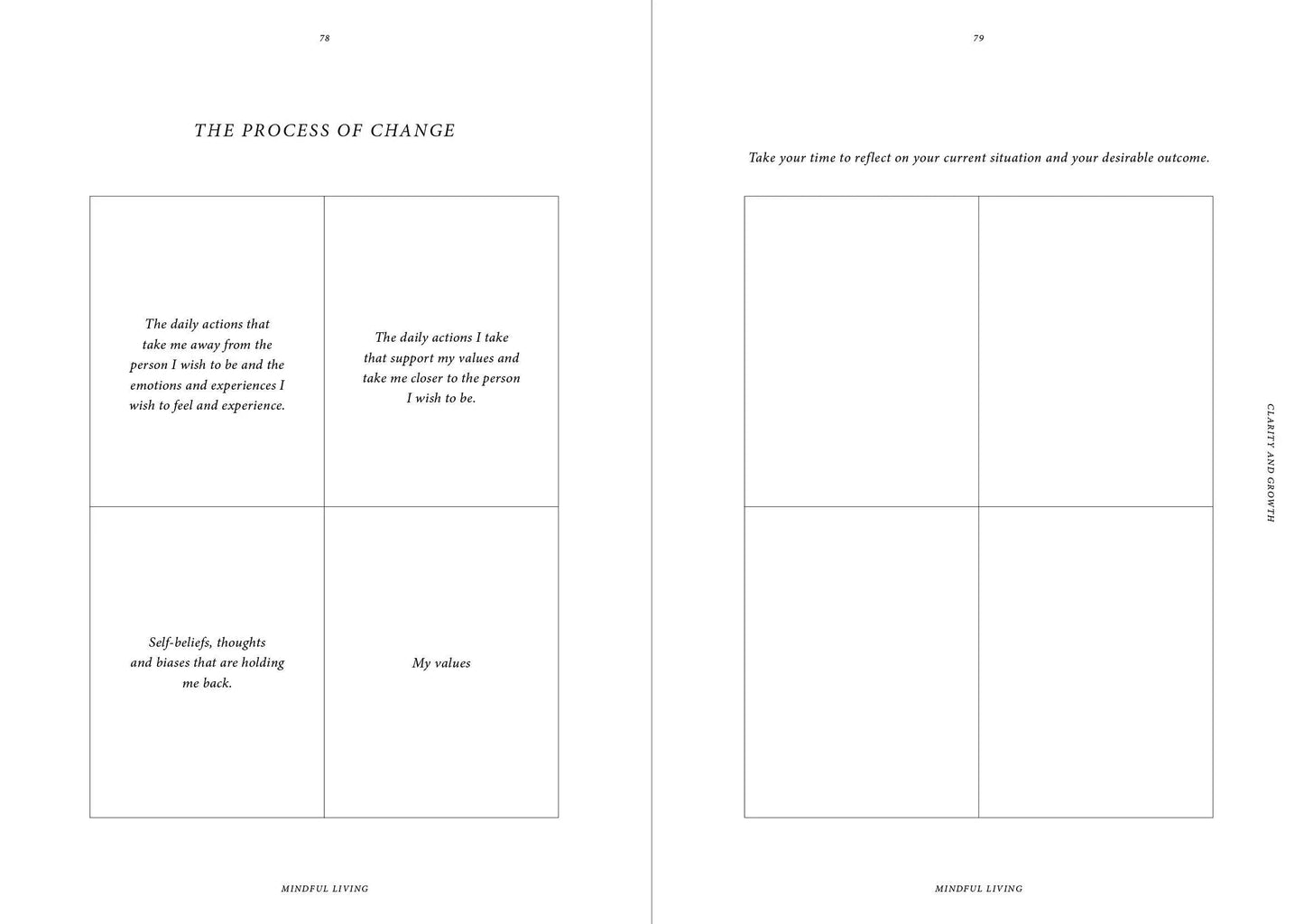 Mindful Living - Tagebuch für ein besseres Mindset