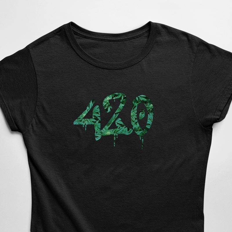 420 T-Shirt (schwarz / Frauen)