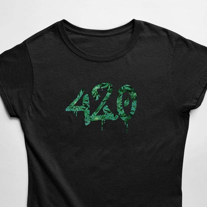 420 T-Shirt (schwarz / Frauen)