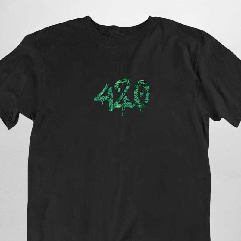 420 T-Shirt (schwarz / unisex)