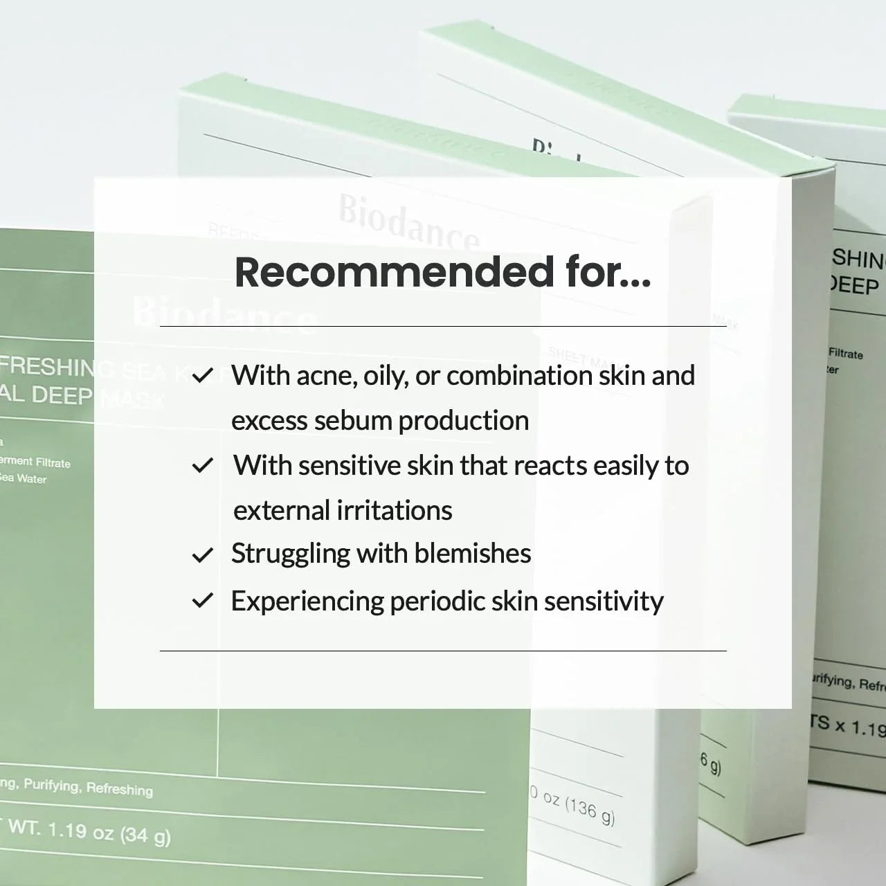 Biodance Refreshing Sea Kelp Real Deep Mask 1St. 34g