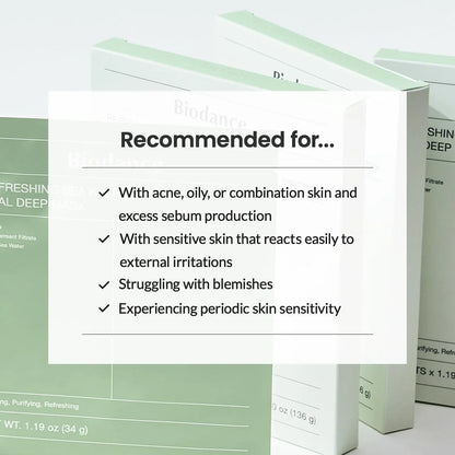 Biodance Refreshing Sea Kelp Real Deep Mask 1St. 34g