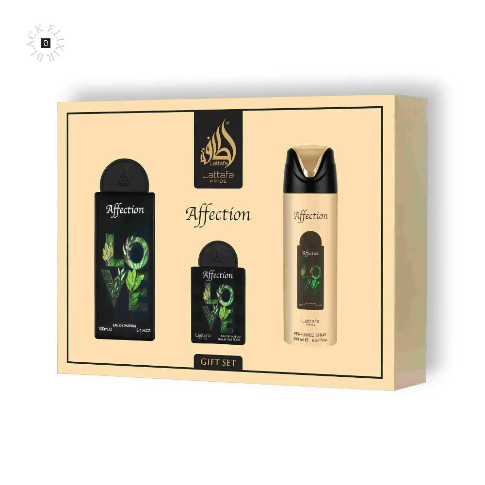 Lattafa Affection Eau de Parfum Set - BLACK ELIXIR - Maison de Parfum