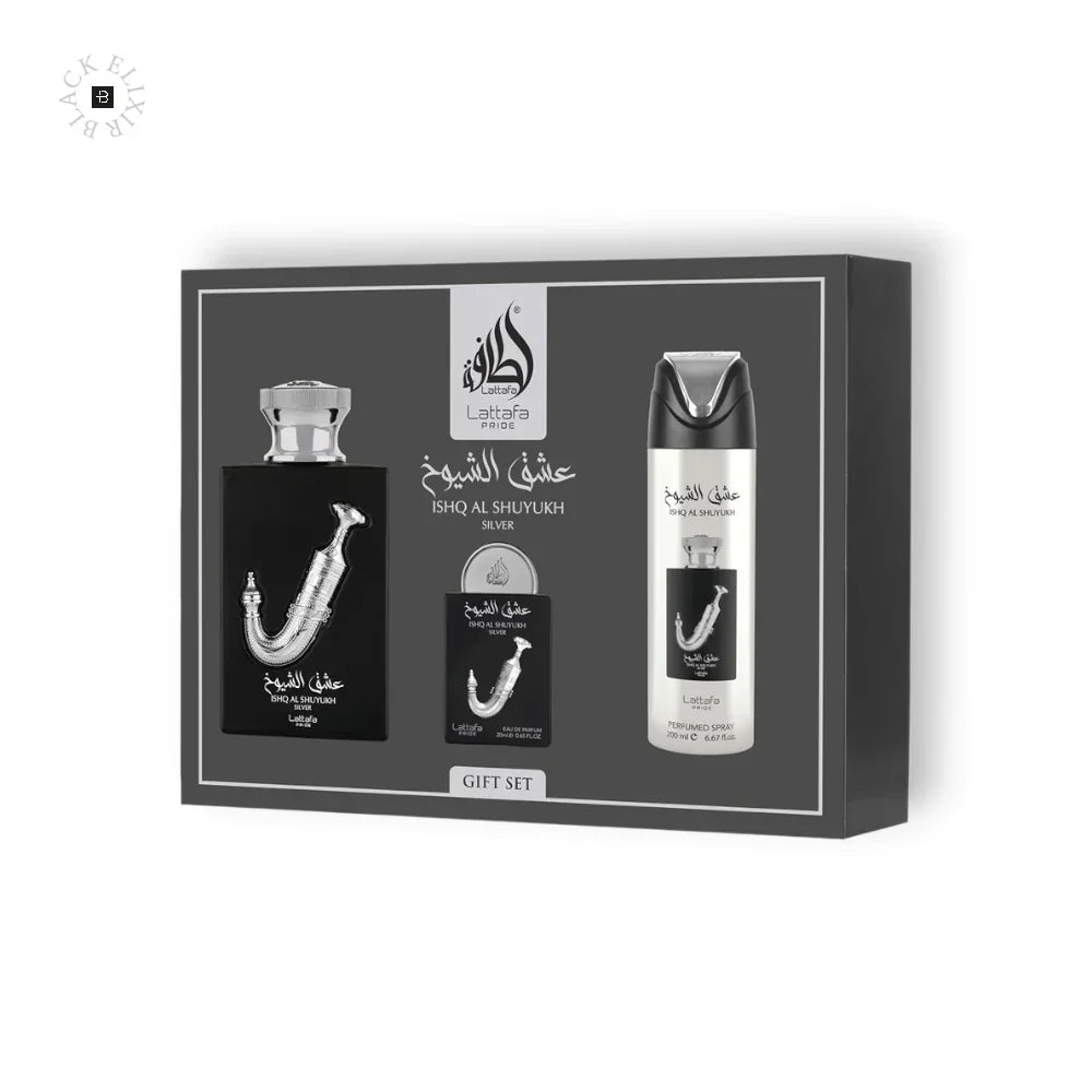 Lattafa Pride Ishq al Shuyukh Silver Giftset Eau de Parfum