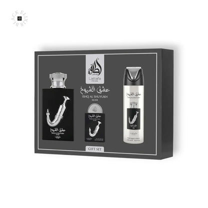 Lattafa Pride Ishq al Shuyukh Silver Giftset Eau de Parfum