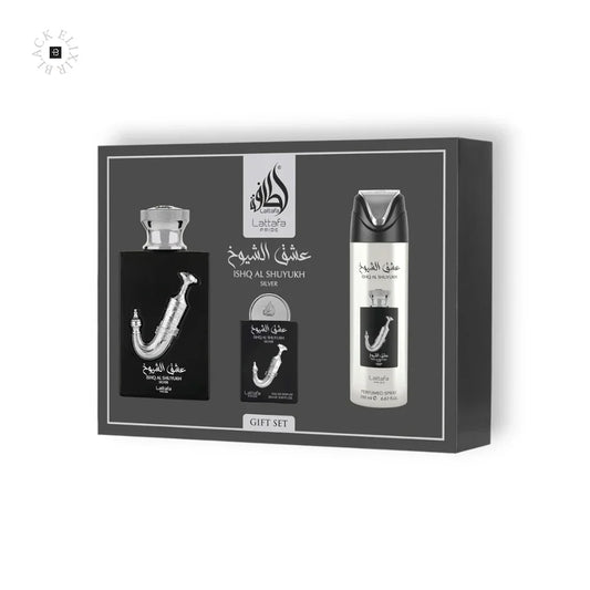 Lattafa Pride Ishq al Shuyukh Silver Giftset Eau de Parfum