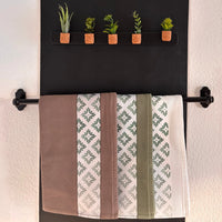 3 Farben Set - Waffel-Küchentücher - 100% Baumwolle - 50x70cm