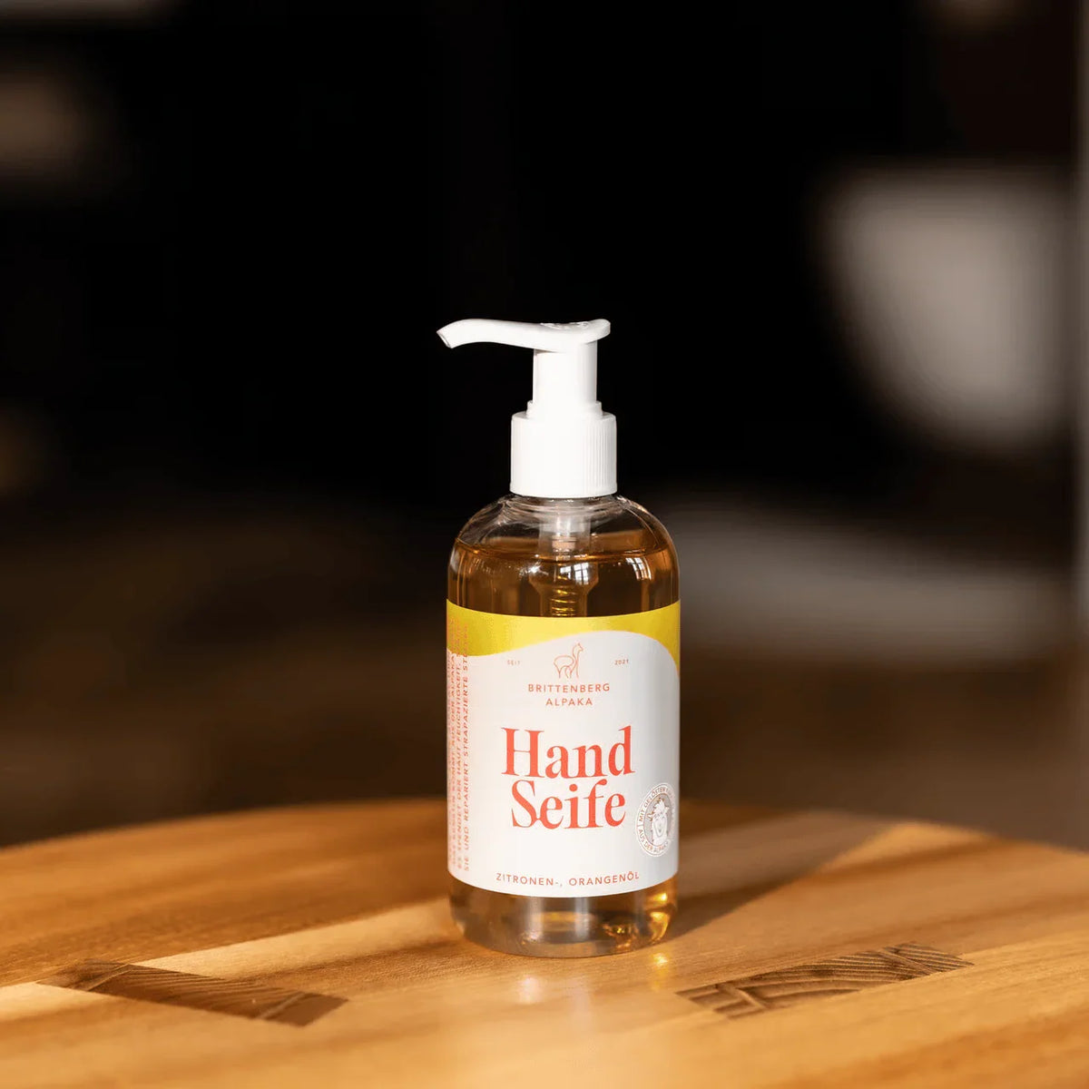 Brittenberg Alpaka-Kosmetik - Alpaka Seife Handseife Orange & Zitrone