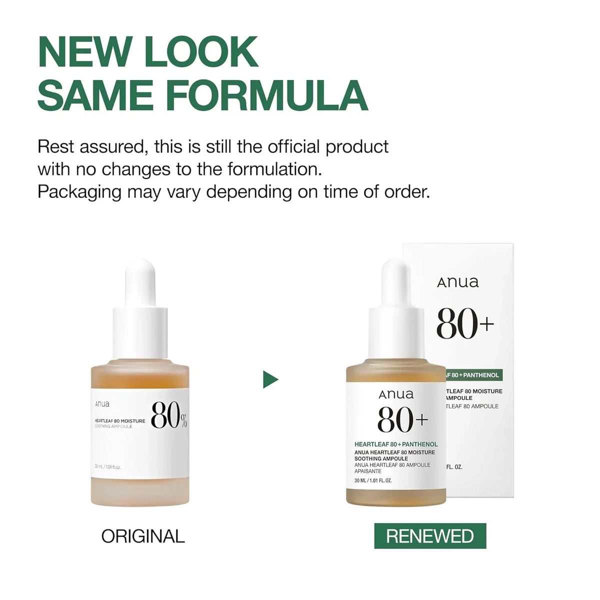 Anua Heartleaf 80 Soothing Ampoule 30 ml