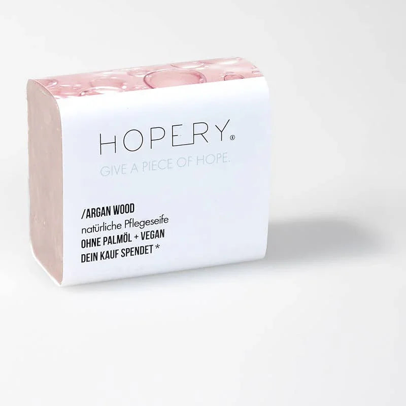 /ARGAN WOOD - Hand- & Körperseife- 100 g - Palmölfrei, Vegan